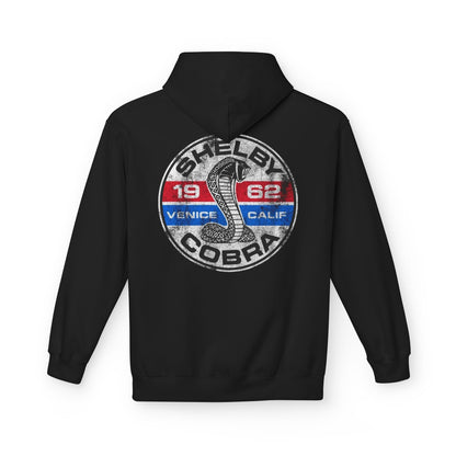 Vintage Shelby Cobra Hoodie - Unisex Midweight Softstyle Fleece with Classic Design