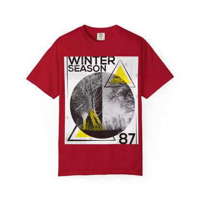 Winter Season Graphic T-shirt, Unisex Tee for Fashion Lovers, Cool Casual Wear, Winter Apparel, Unique Gift for Him/Her