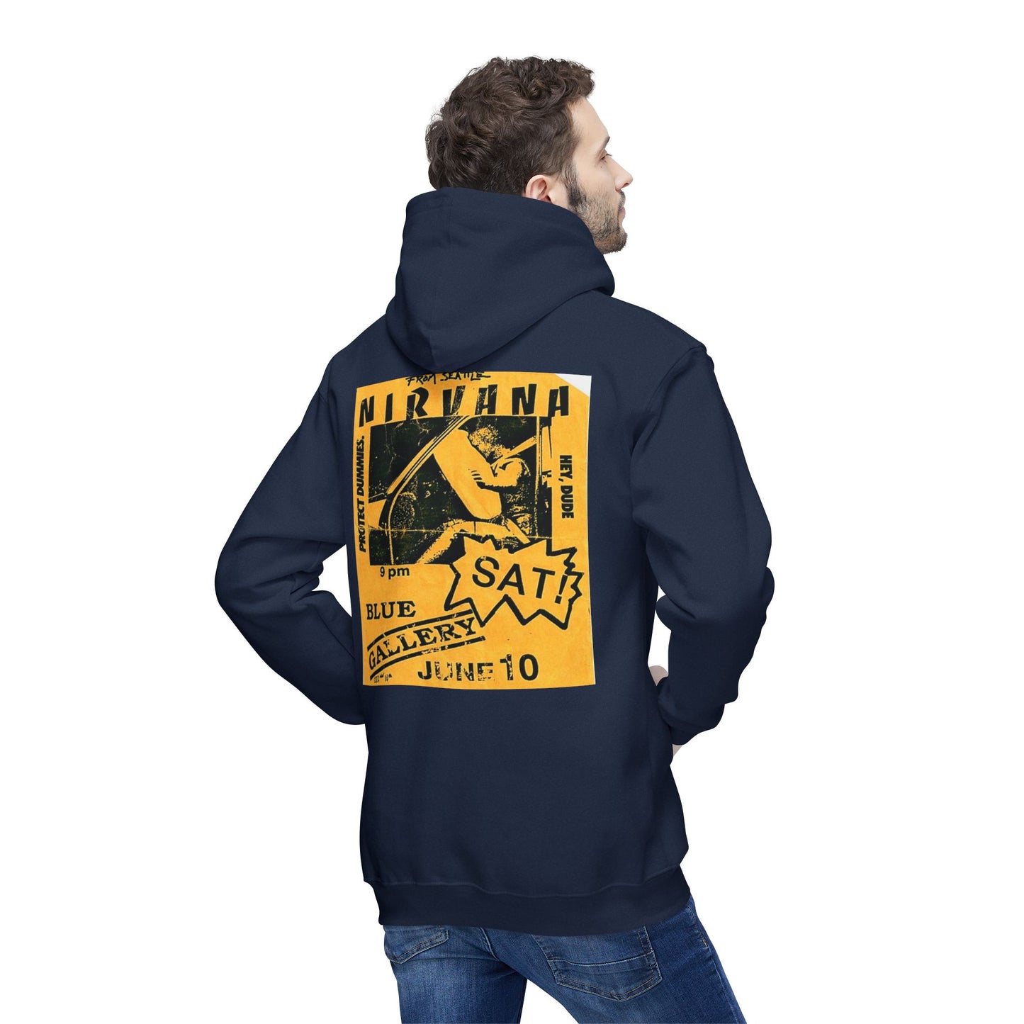 Vintage Band Graphic Unisex Hooded Sweatshirt - Made in USA