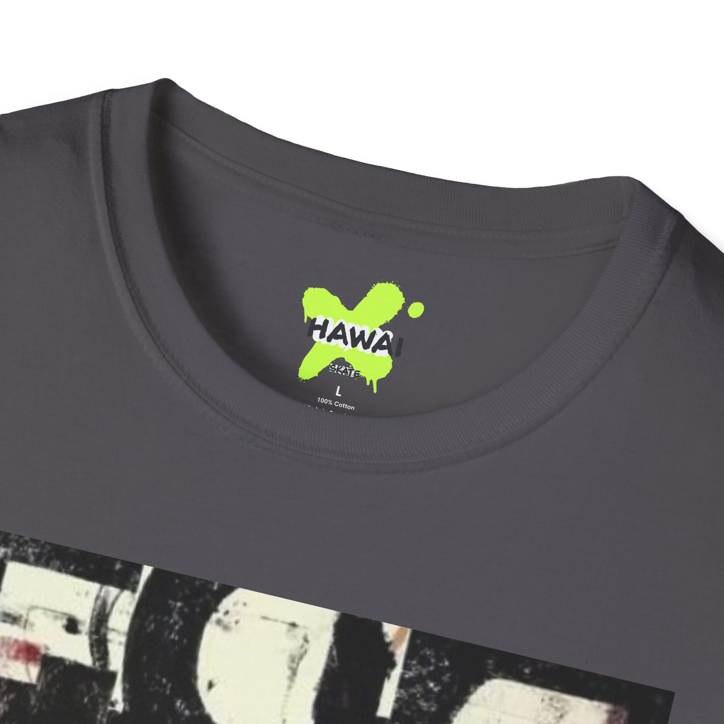 Artistic Unisex Softstyle T-Shirt - Modern Abstract Design