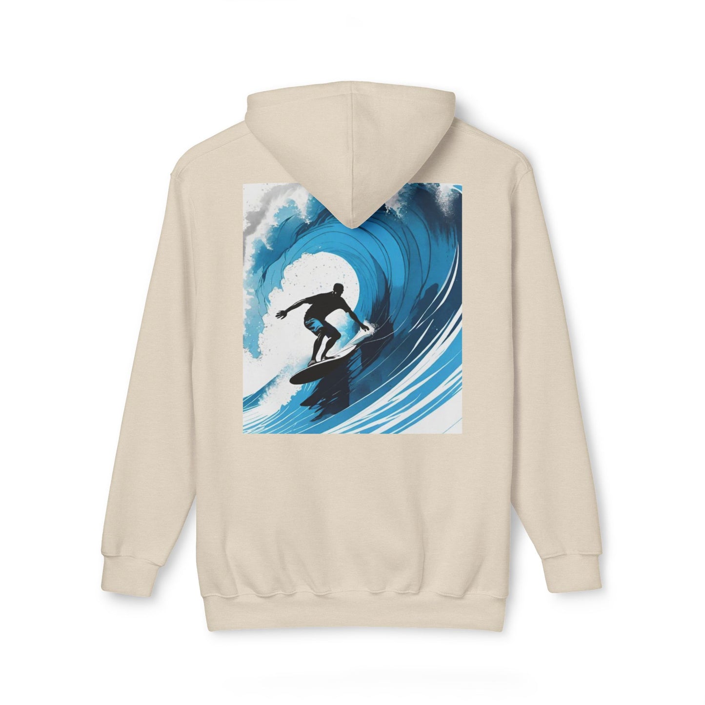 Surfing Wave Unisex Hoodie - Made in US