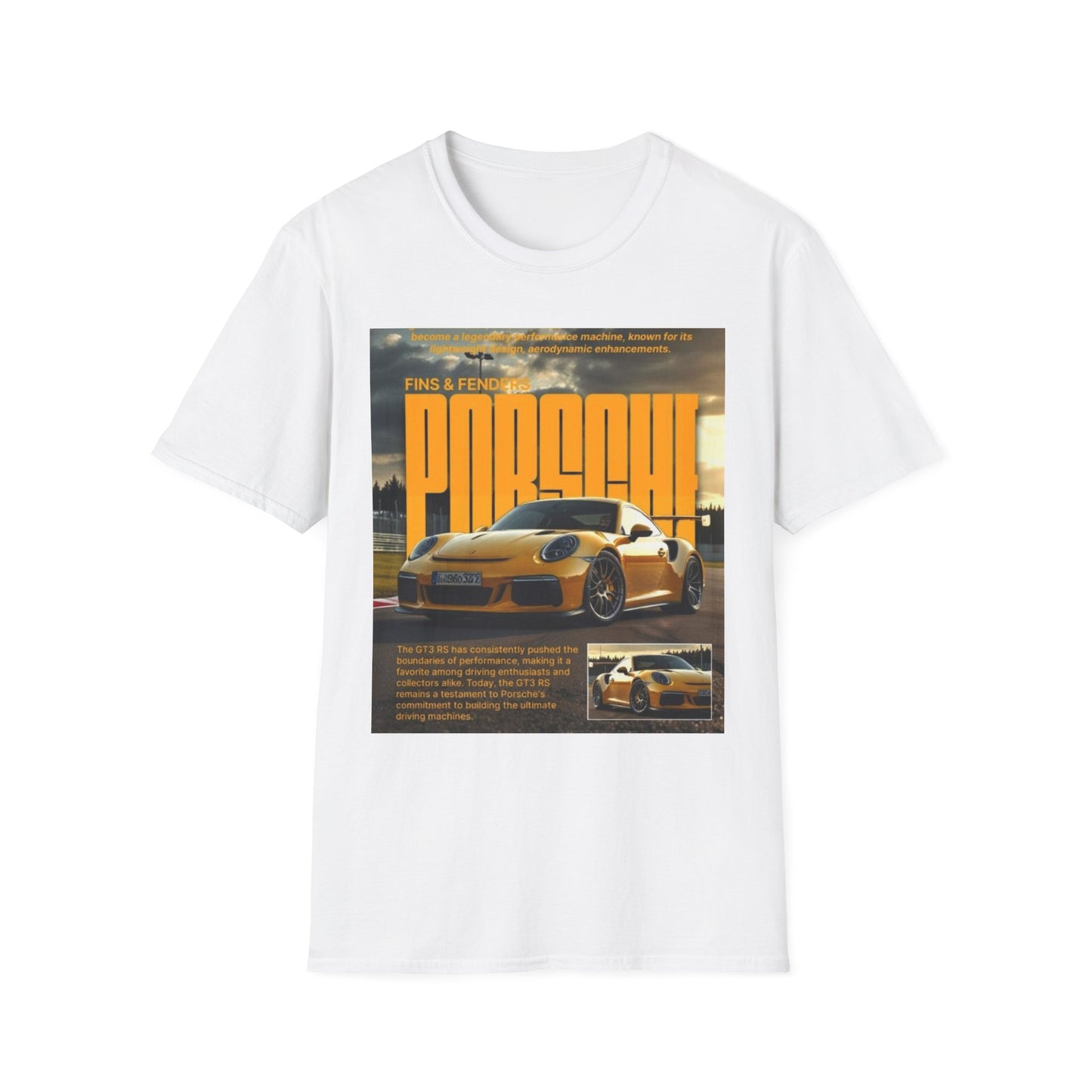 Vintage Porsche Graphic Unisex Softstyle T-Shirt