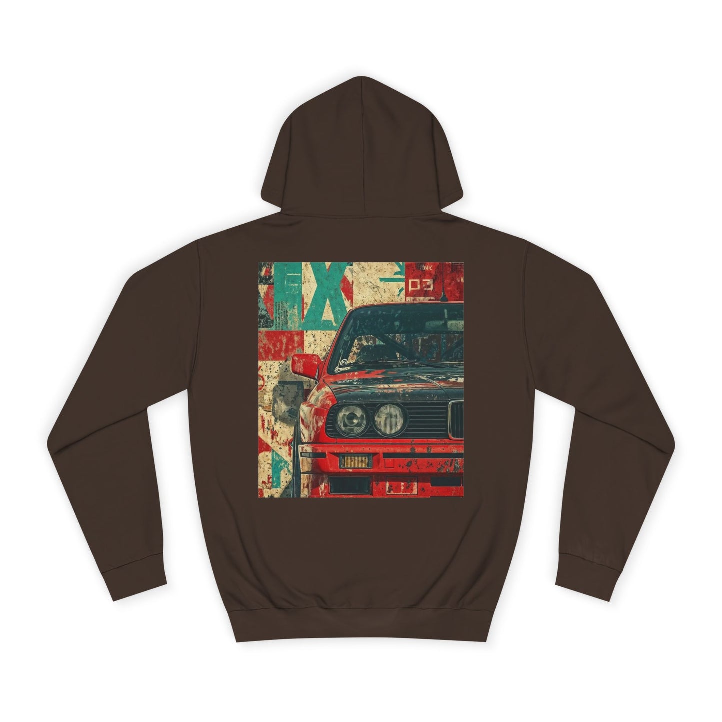 Vintage Racing Car Hoodie — Retro Motorsport Graphic Pullover