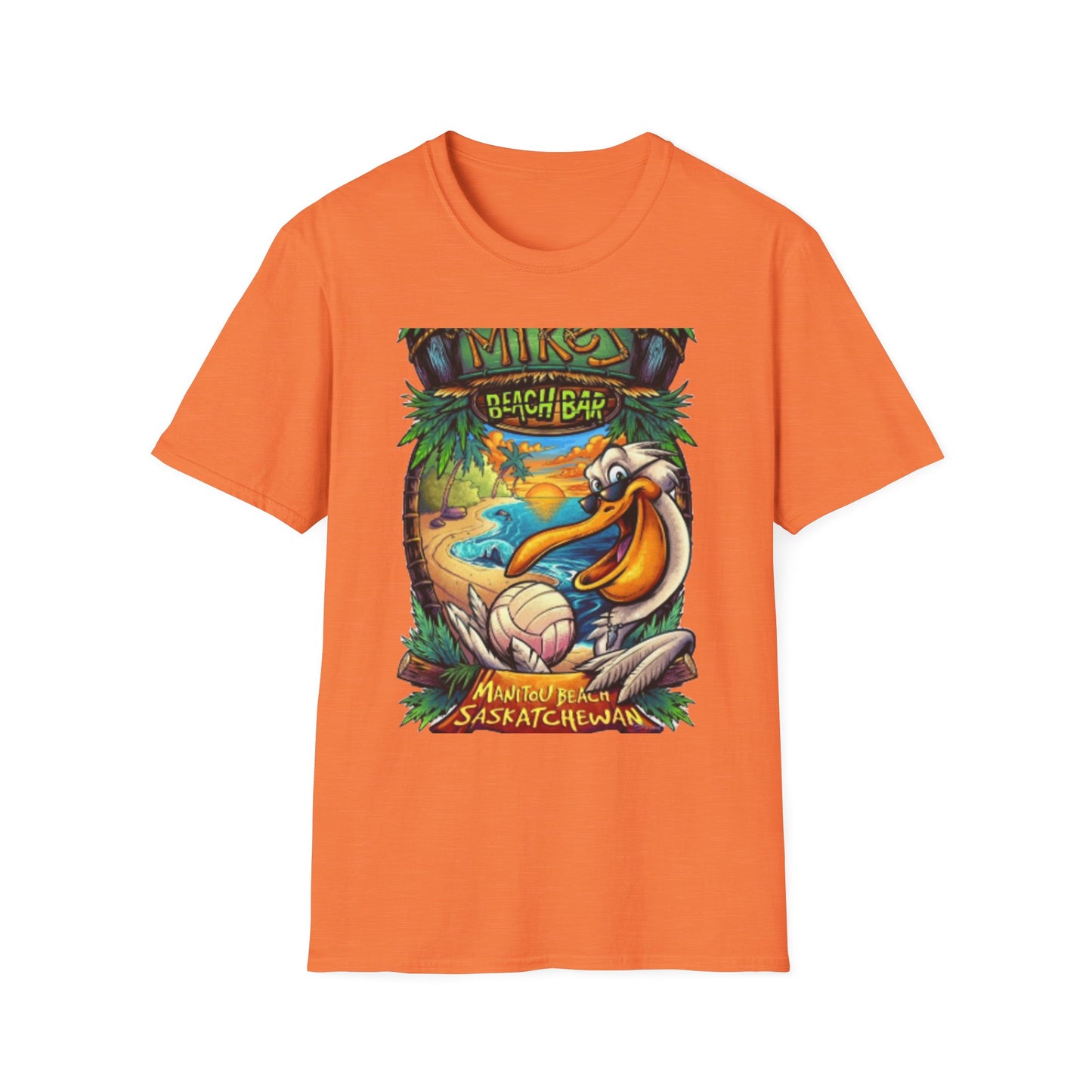 Beach Bar Vibes Unisex Softstyle T-Shirt - Perfect for Summer Fun and Relaxation