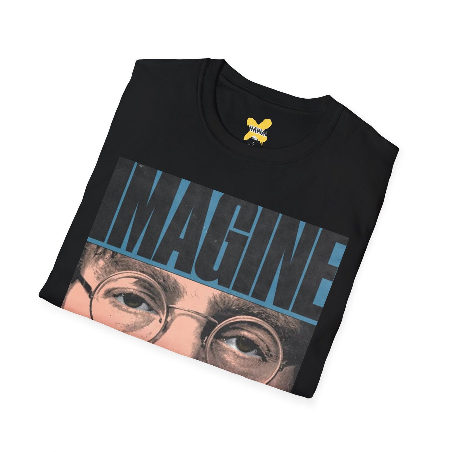 Imagine All the People Unisex Softstyle T-Shirt - Inspirational Graphic Tee for Comfort & Style