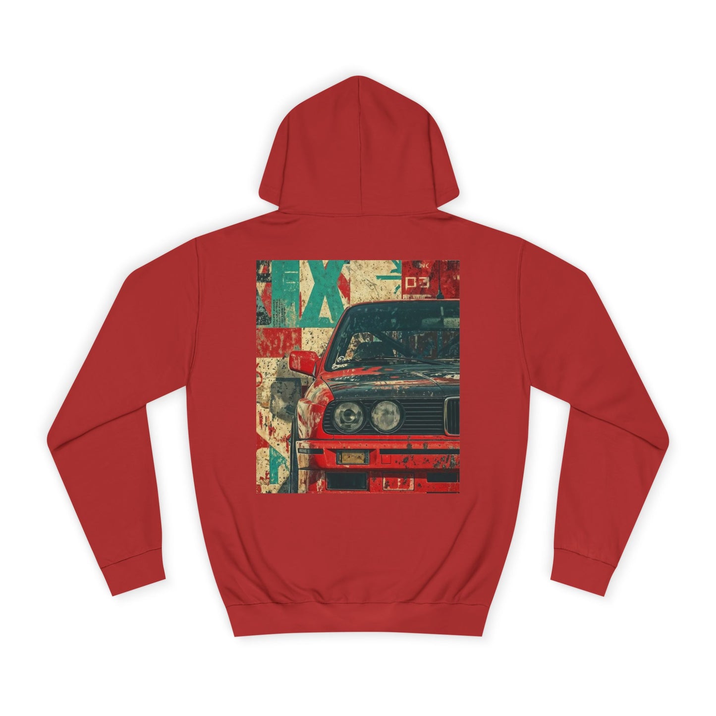 Vintage Racing Car Hoodie — Retro Motorsport Graphic Pullover