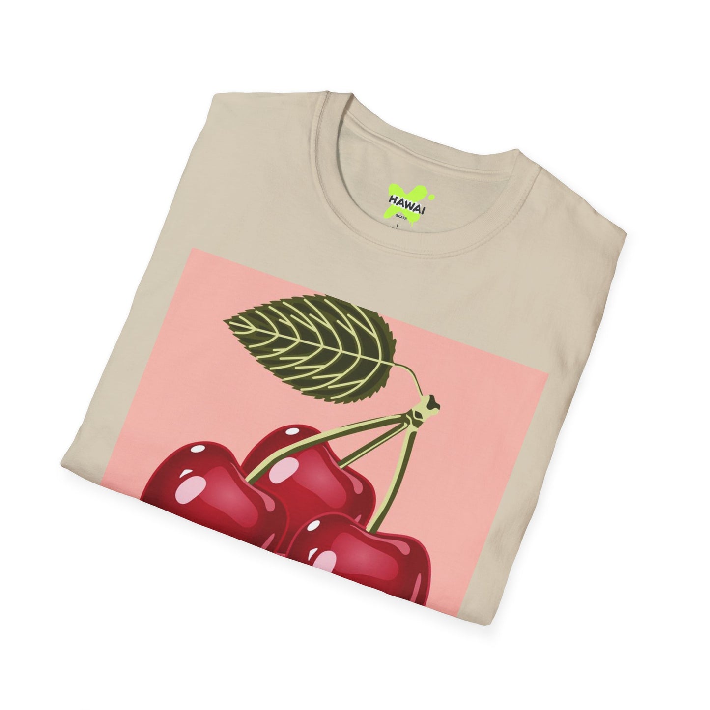 Retro Cherry Graphic T-Shirt for Fruit Lovers