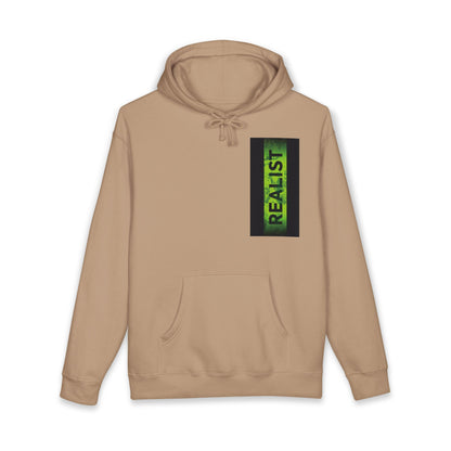 Realist Ghost Hoodie — Neon Yellow Graphic Pullover