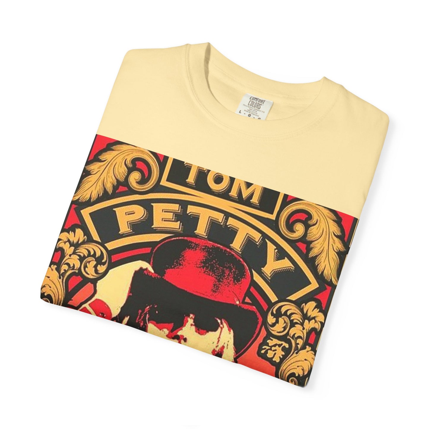 Vintage Rock Tee - Tom Petty Inspired Unisex Garment-Dyed T-shirt, Music Lover Gift, Casual Style, Band Merch, Retro Apparel