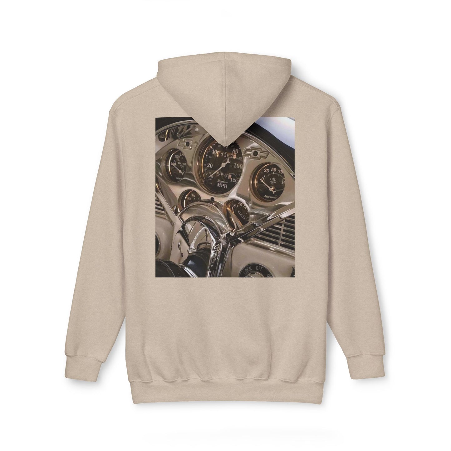 Vintage Car Dashboard Unisex Hooded Sweatshirt