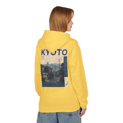 Kyoto Vintage Travel Hoodie — Retro Japan Street Scene Sweatshirt