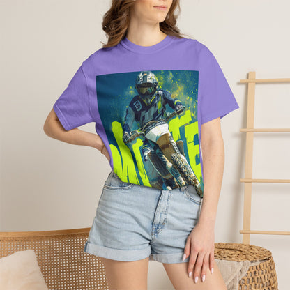 Motocross Dirt Bike Rider T‑Shirt — Extreme Off‑Road Racing Tee