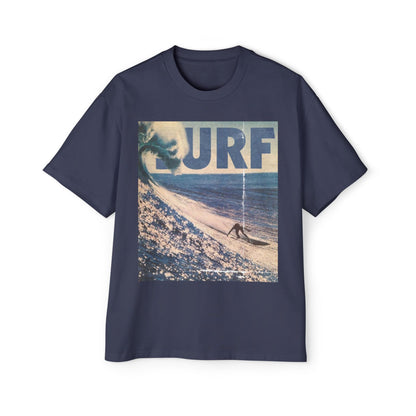 Surf Vintage Photo Tee — Men's Oversized Surf Graphic T-Shirt