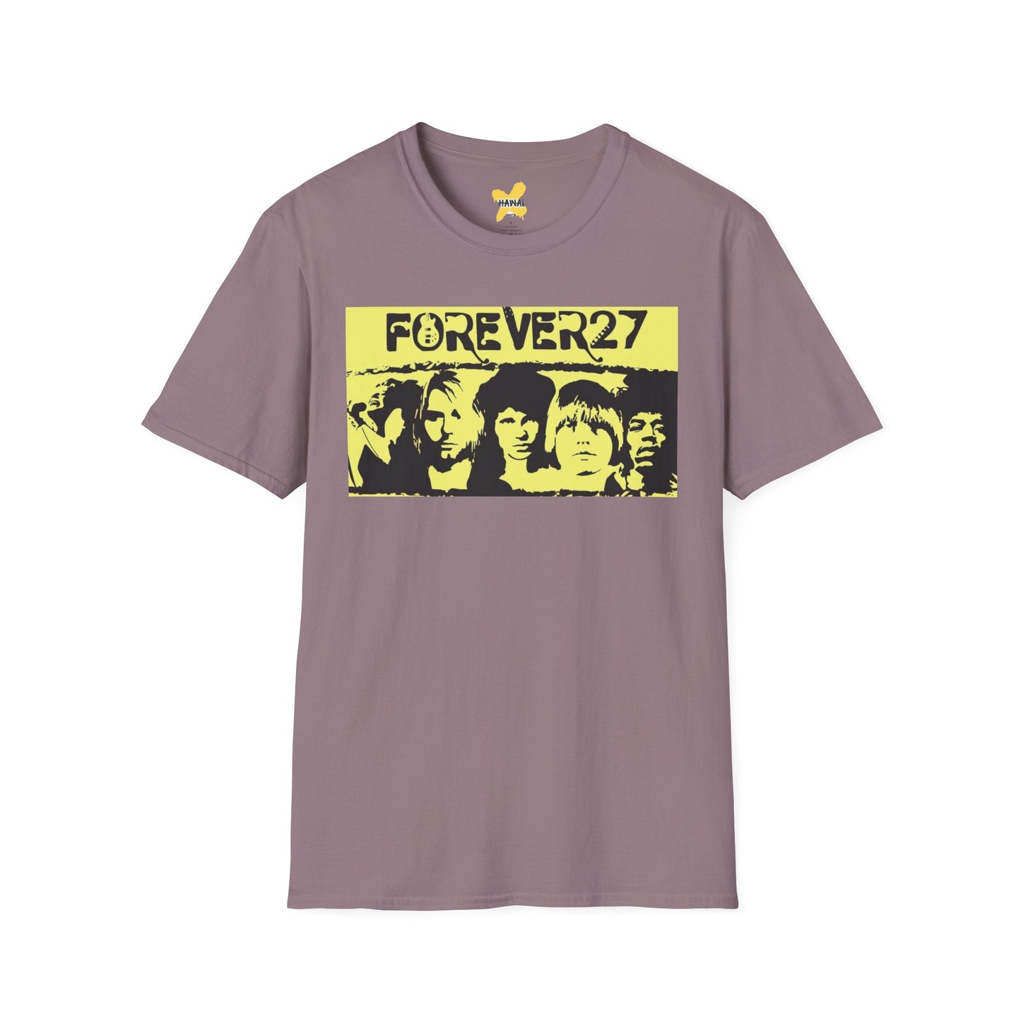 Forever 27 Unisex Softstyle T-Shirt - Tribute to Iconic Musicians