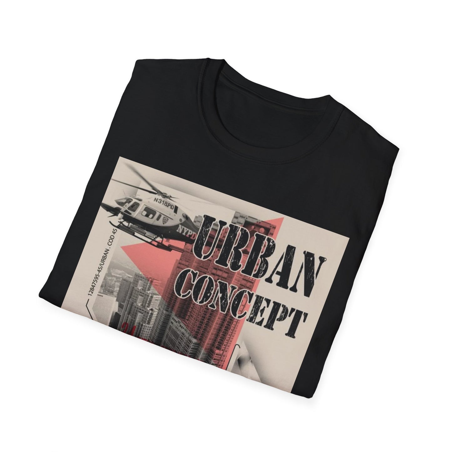 Urban Concept Unisex T-Shirt, Streetwear Tee, Graphic Tee, Casual Fashion, Gift for Him/Her, Trendy Urban Wear