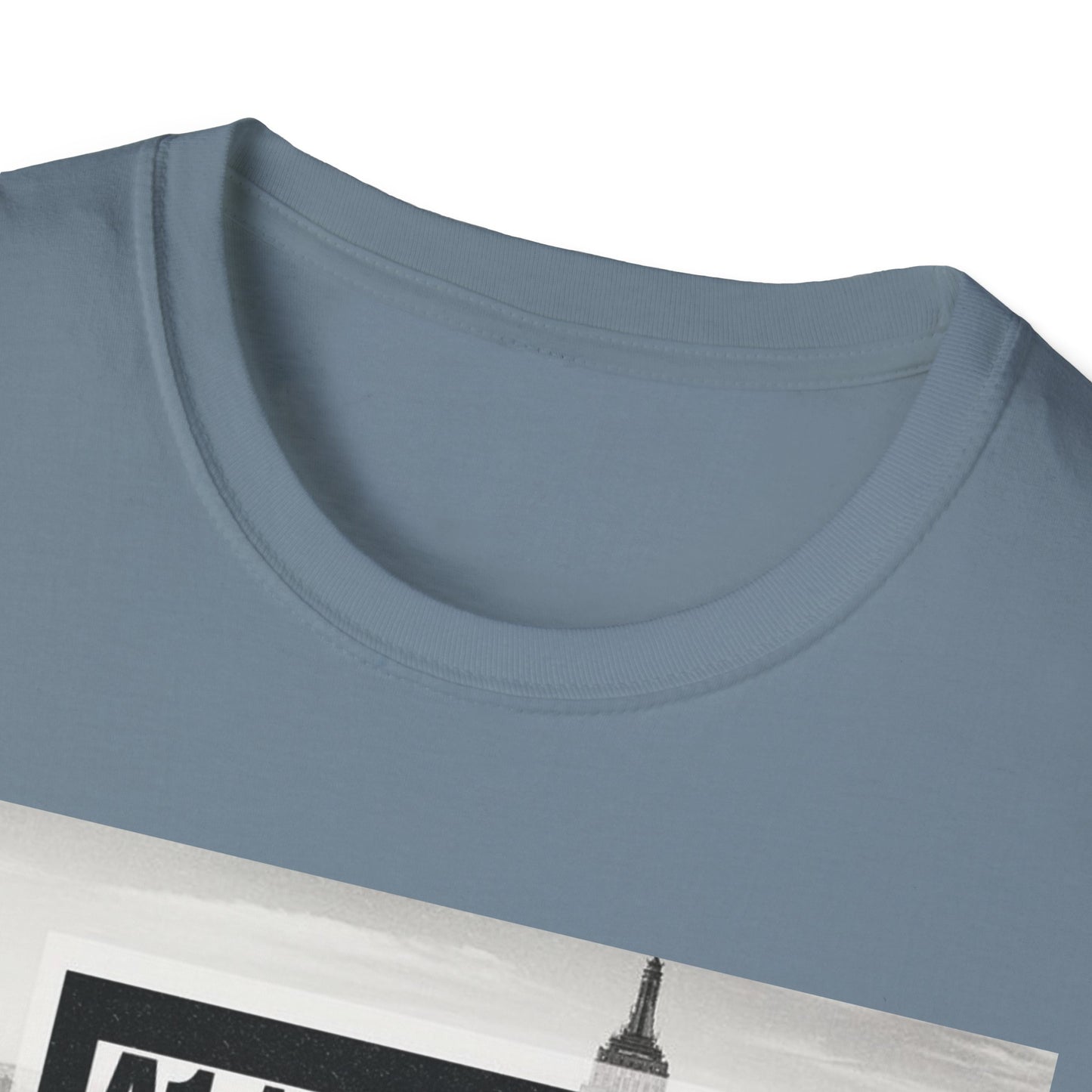 NYC Graphic Unisex Softstyle T-Shirt | Casual Wear, Street Style, Unique Gift, Travel Souvenir, City Life