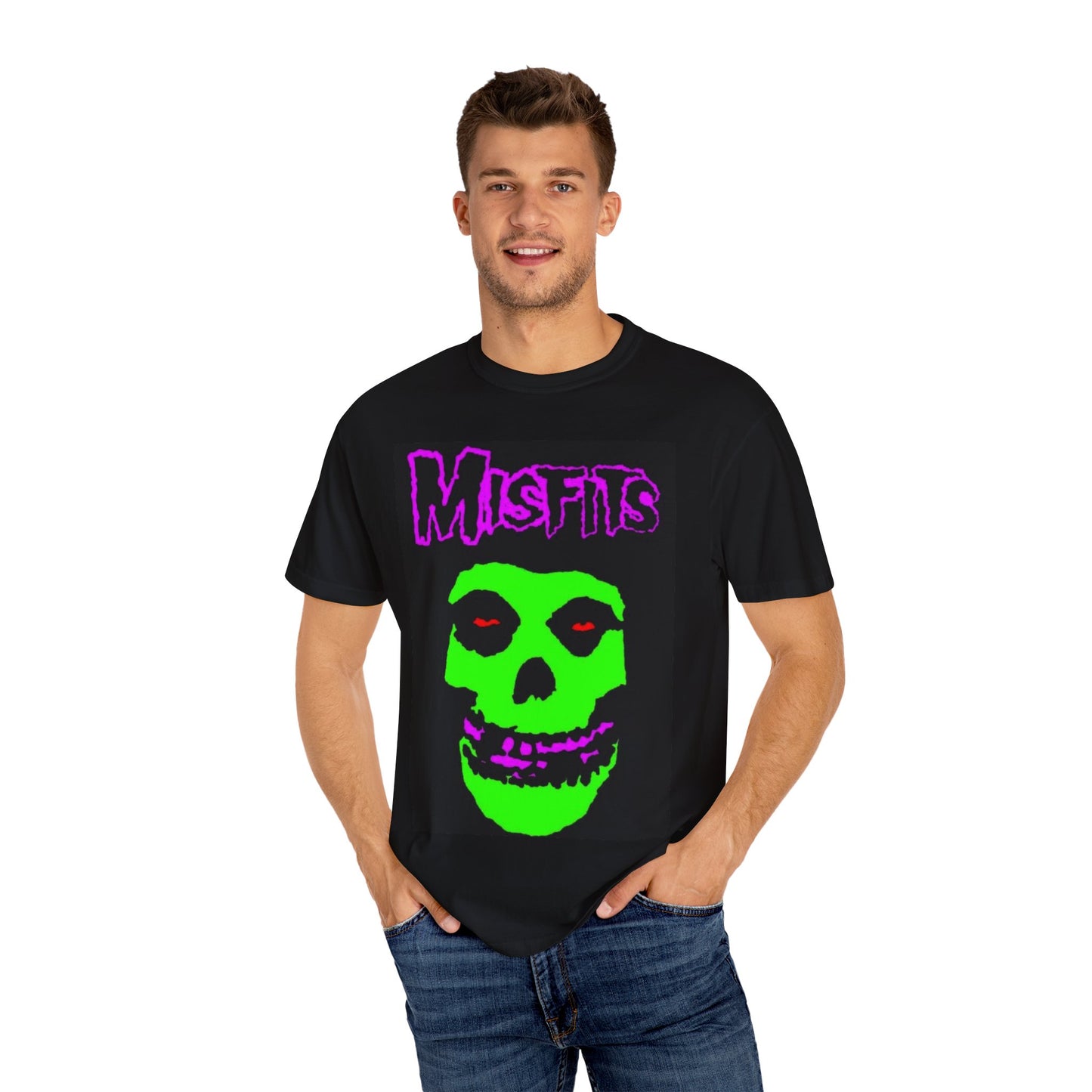 Unisex Misfits Graphic T-Shirt - Vintage Skull Design