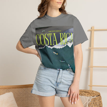 Costa Rica Surf T-Shirt — Aerial Wave & Surfers Graphic Tee