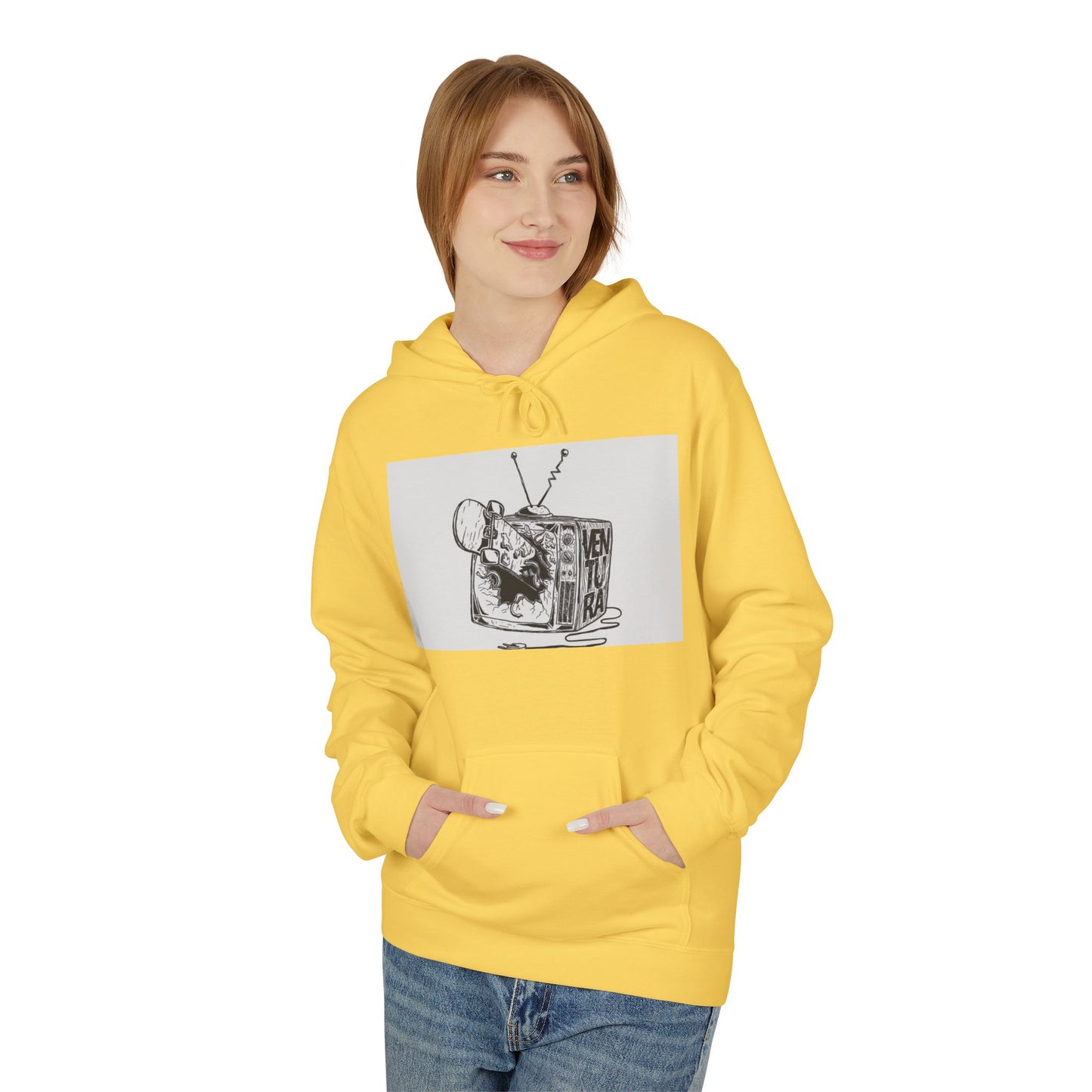 Unisex Softstyle Fleece Hoodie - Chill Vibes Graphic Tee