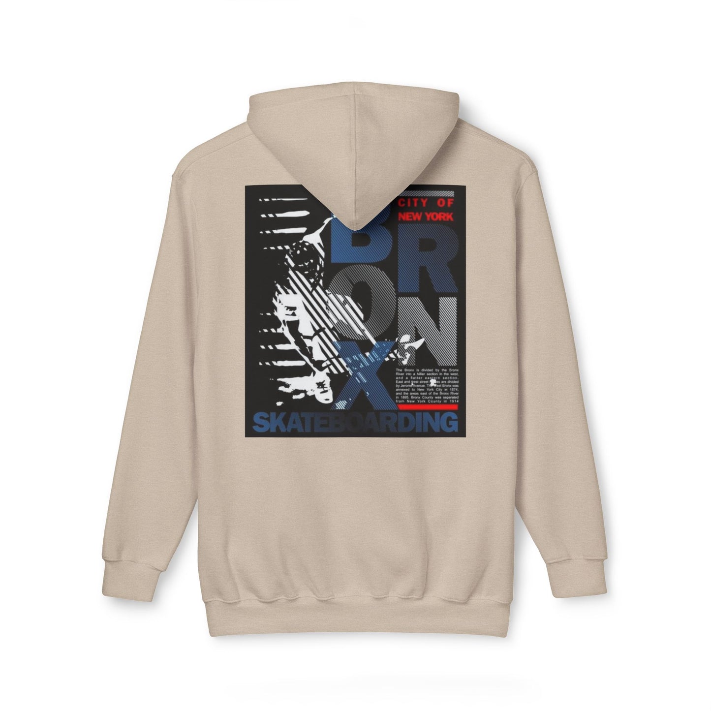 Bronx Skateboarding Unisex Hooded Sweatshirt | Urban Fashion, Gift for Skaters, Casual Streetwear, Graphic Hoodie, Cool Layering Piece