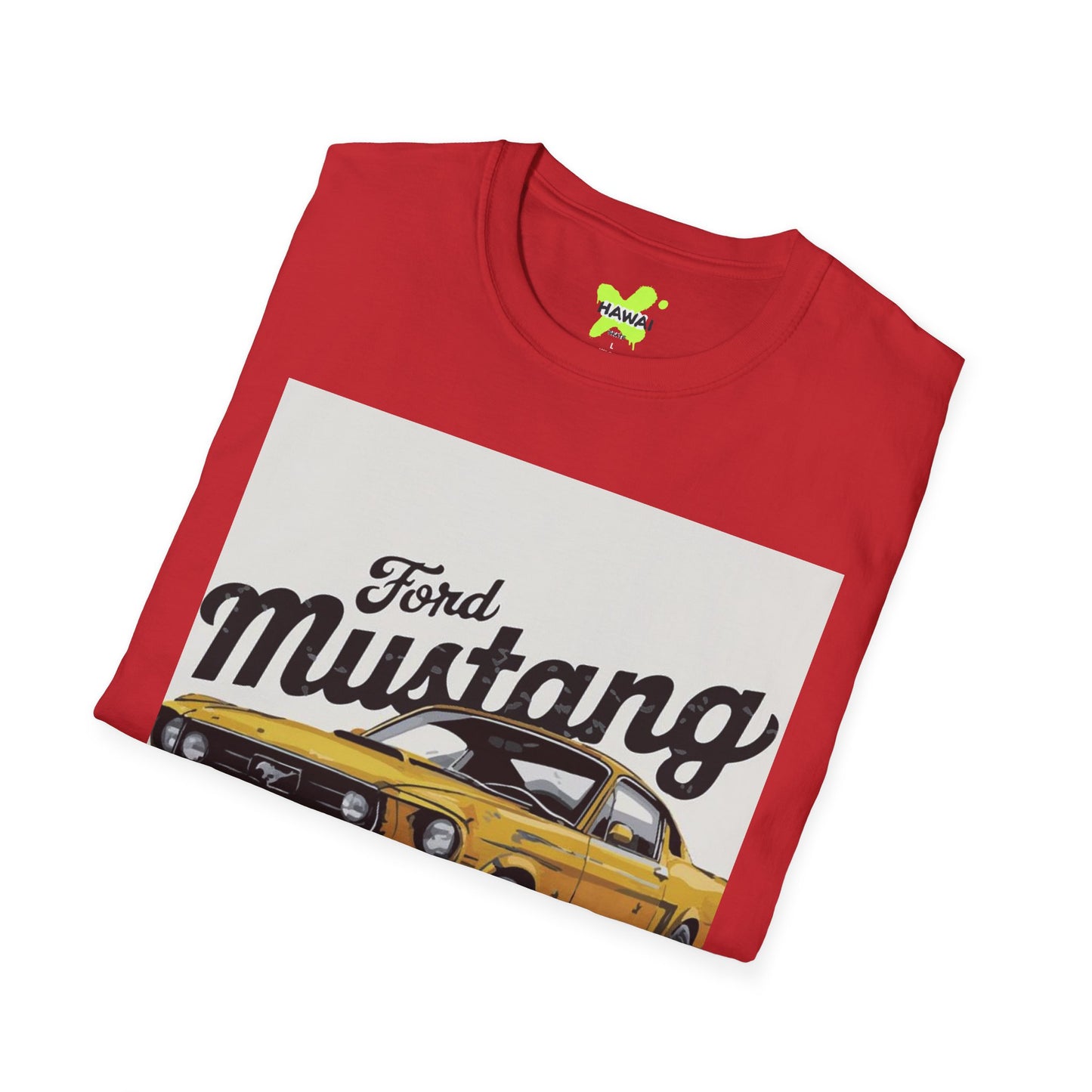Vintage Ford Mustang Unisex Softstyle T-Shirt - Classic Car Lover Tee