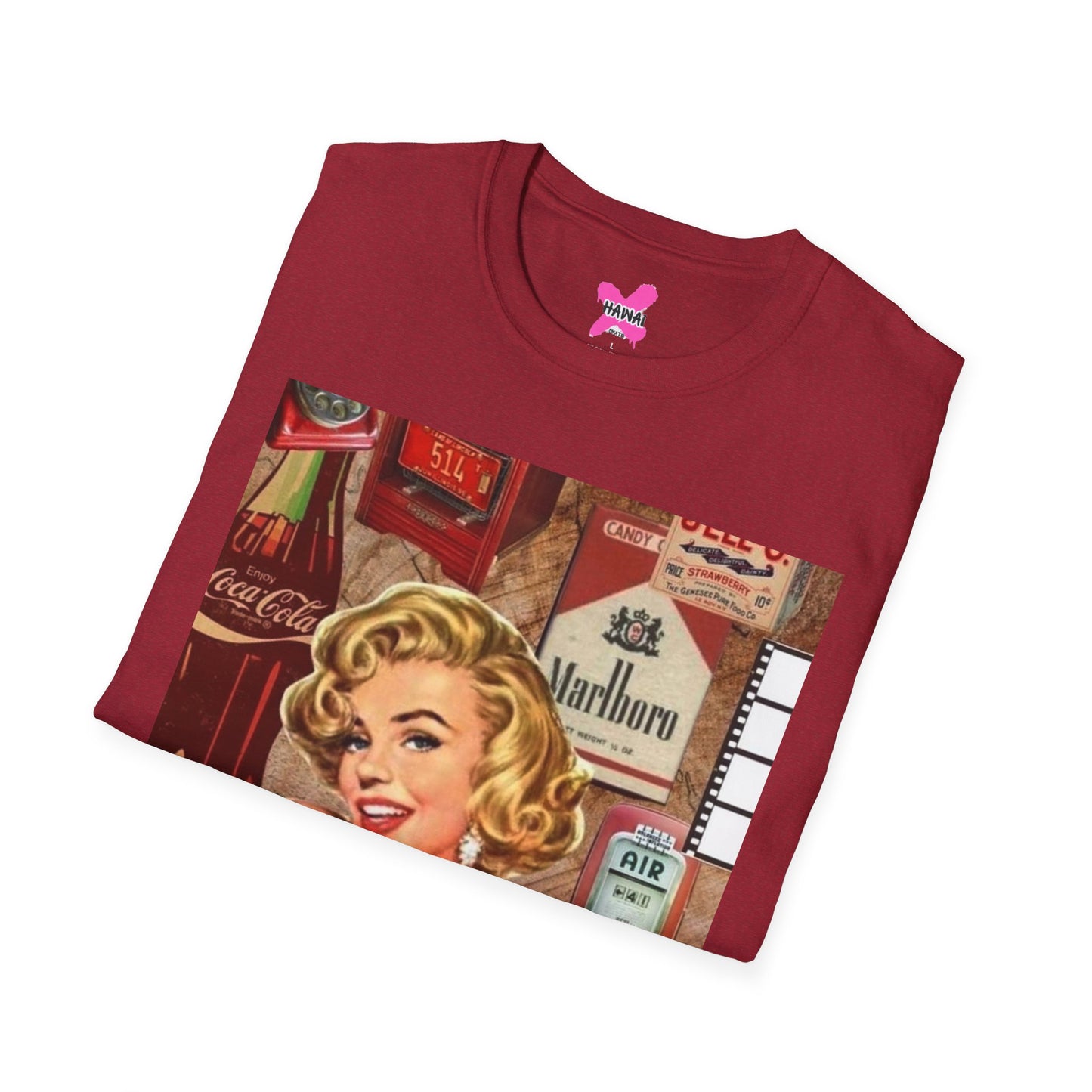 Retro Marilyn Monroe Unisex Softstyle T-Shirt - Vintage Glamour Tee