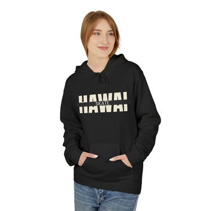Happy Vibes Unisex Fleece Hoodie - Smiley Face Design