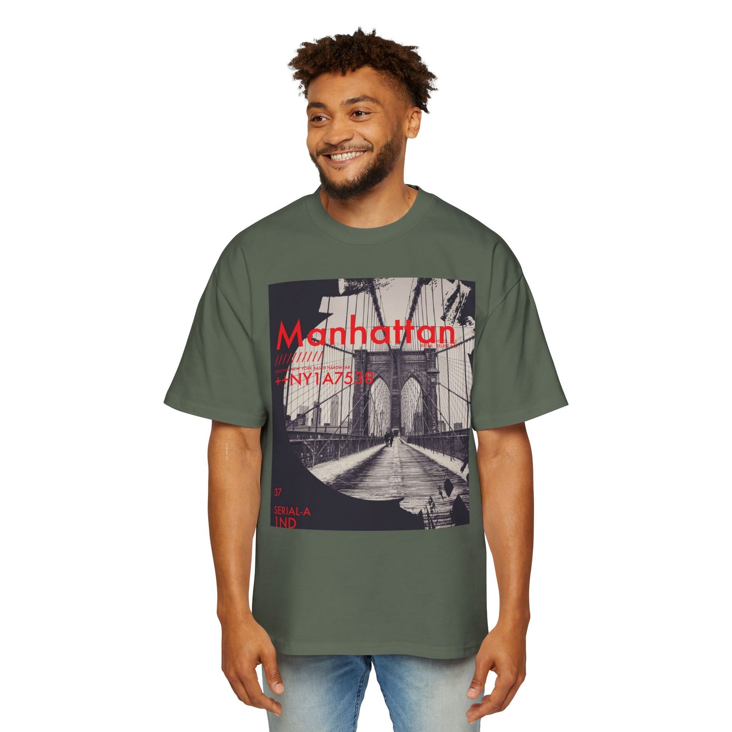 Manhattan Bridge Graphic Tee — Vintage NYC Photo Print