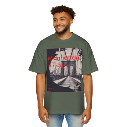 Manhattan Bridge Graphic Tee — Vintage NYC Photo Print