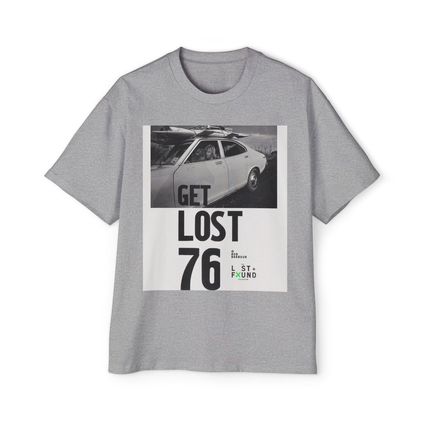 Get Lost 76 Tee — Vintage Car Graphic Oversized T‑Shirt