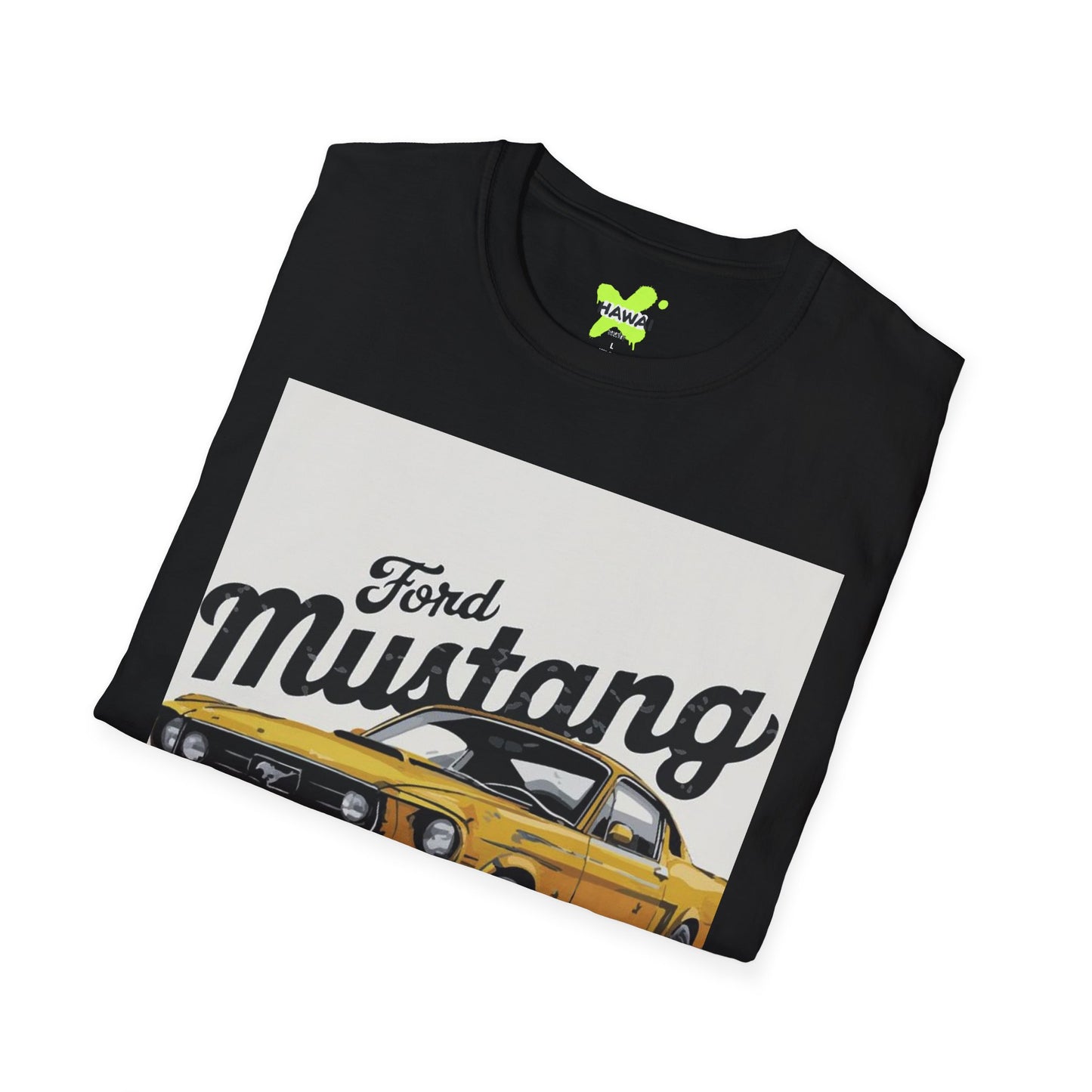 Vintage Ford Mustang Unisex Softstyle T-Shirt - Classic Car Lover Tee