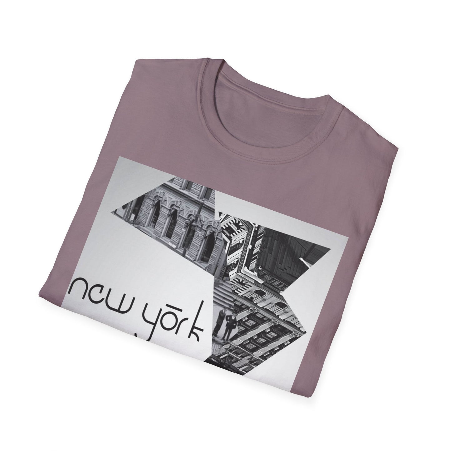 New York City Graphic T-Shirt, Unisex Softstyle Tee, Urban Fashion, Gift for Travelers, Streetwear Style, Vintage NYC Apparel