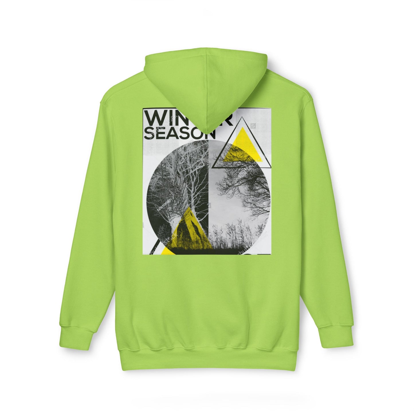 Winter Season Unisex Hoodie, Cozy Sweatshirt for Cold Weather, Holiday Gift, Layering, Casual Wear, Graphic Design