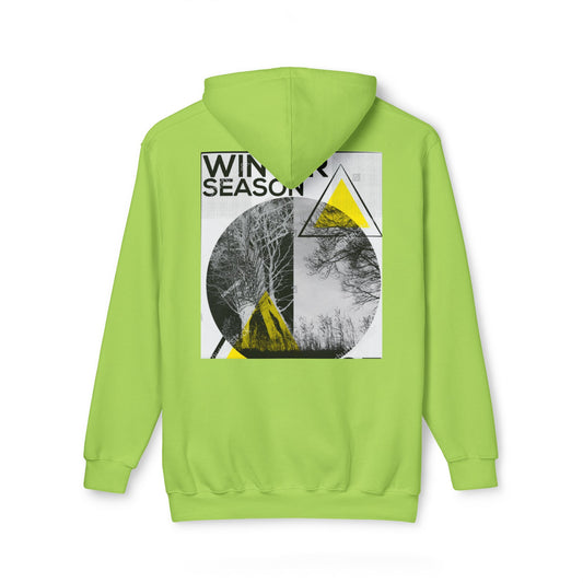 Winter Season Unisex Hoodie, Cozy Sweatshirt for Cold Weather, Holiday Gift, Layering, Casual Wear, Graphic Design