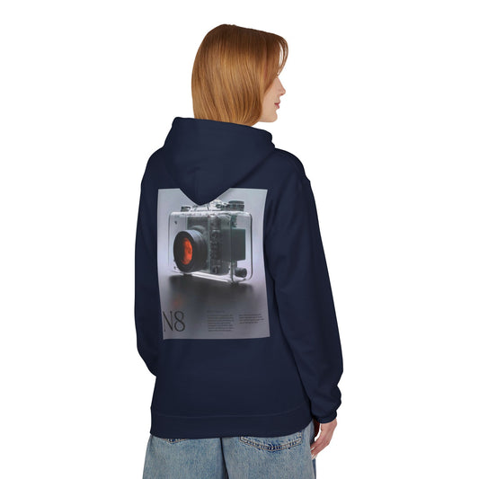 Retro Camera Photo Hoodie, Cozy Unisex Fleece Sweatshirt for Photography Lovers, Fashion Gift for Birthdays, Casual Wear, Everyday Style