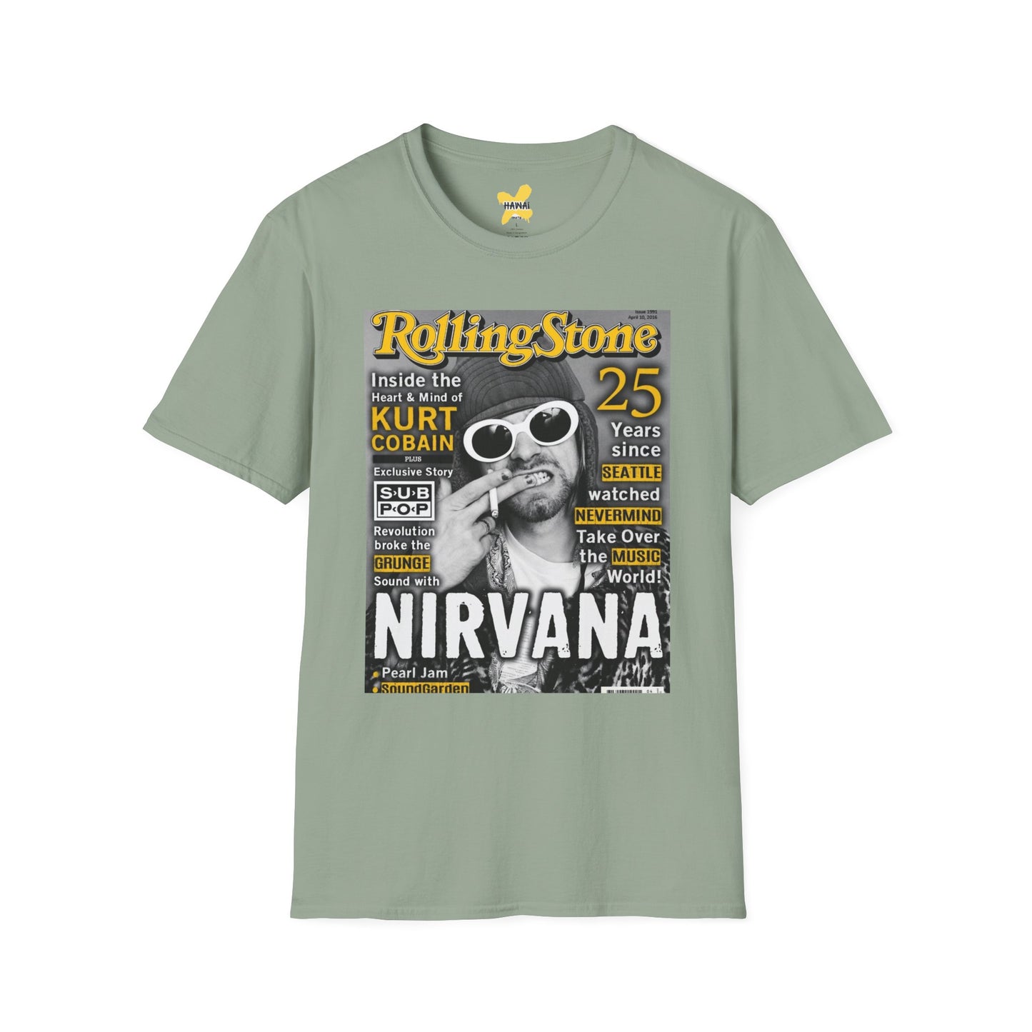 Nirvana Vintage Rolling Stone Unisex T-Shirt