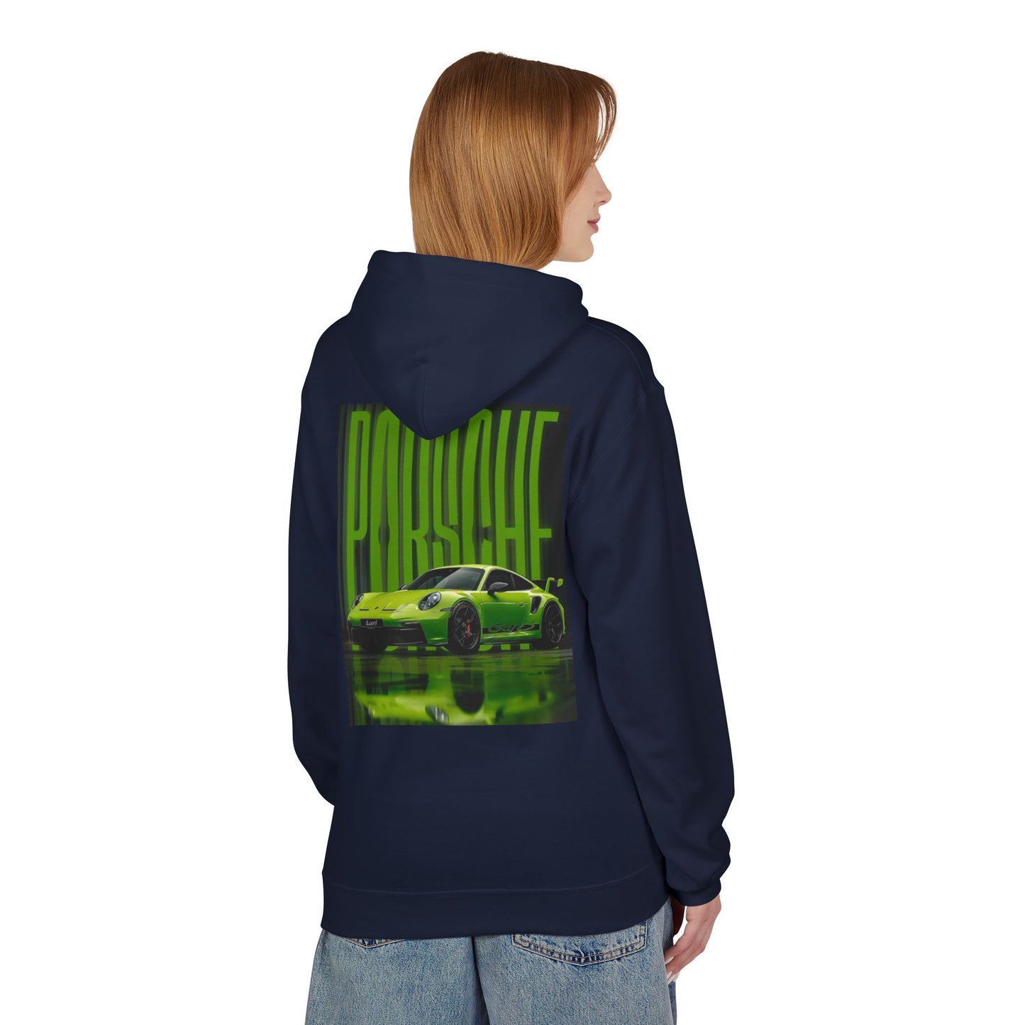 Unisex Midweight Porsche Fleece Hoodie - Automotive Enthusiast Apparel