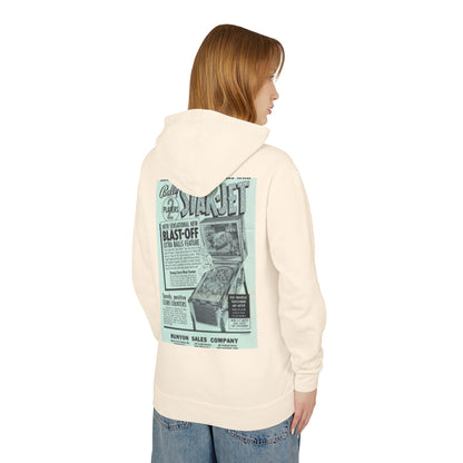 Retro Arcade Inspired Lightweight Hoodie - Perfect for Gamers & Nostalgic Fans