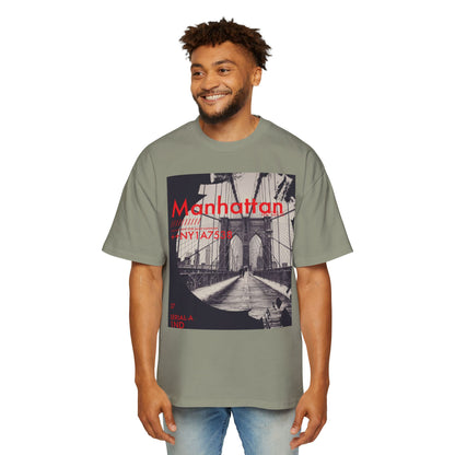 Manhattan Bridge Graphic Tee — Vintage NYC Photo Print
