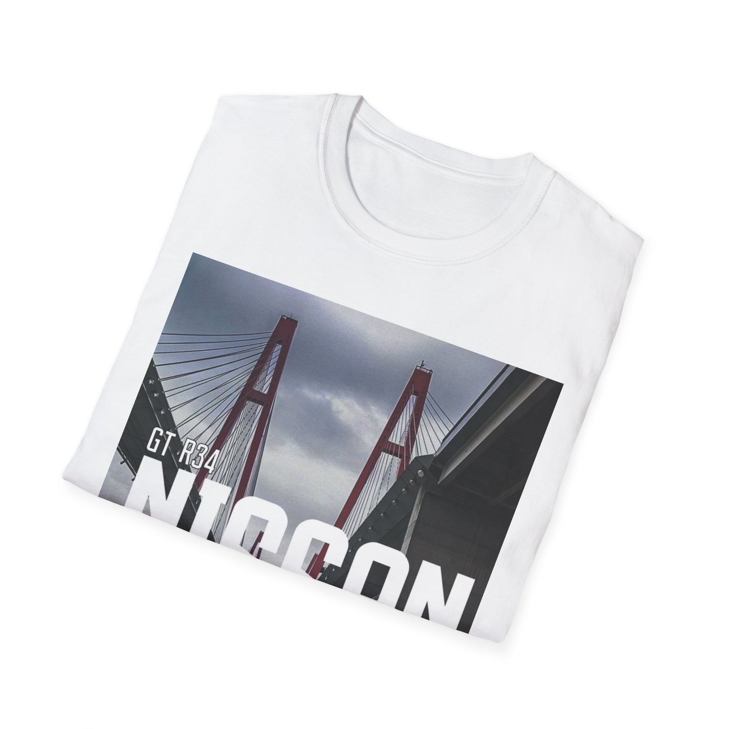 Nissan GT-R 34 Unisex Softstyle T-Shirt - Car Enthusiast Apparel