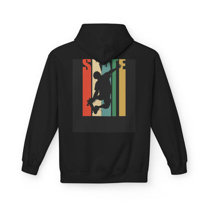 Unisex Fleece Hoodie with Skate Design - Comfortable Streetwear for Skate Enthusiasts