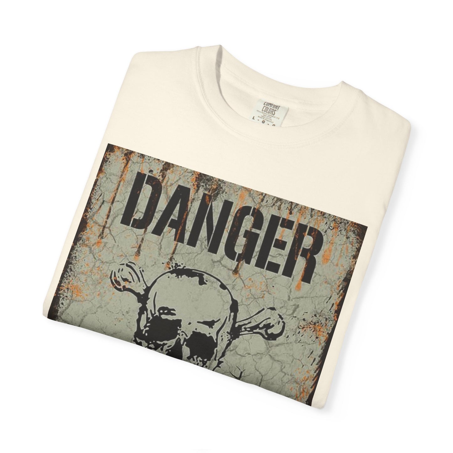 High Voltage Skull T-Shirt – Unisex Garment-Dyed Tee