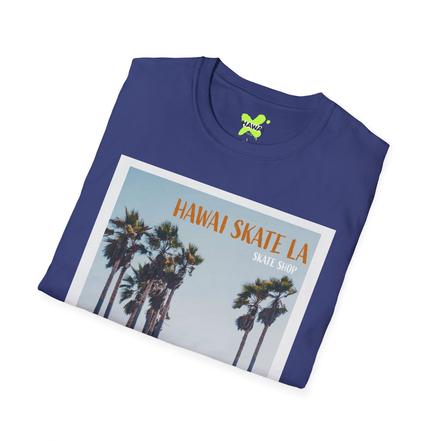 Hawaii Skate LA Unisex Softstyle T-Shirt – Grand Re-Opening Retro Vibe