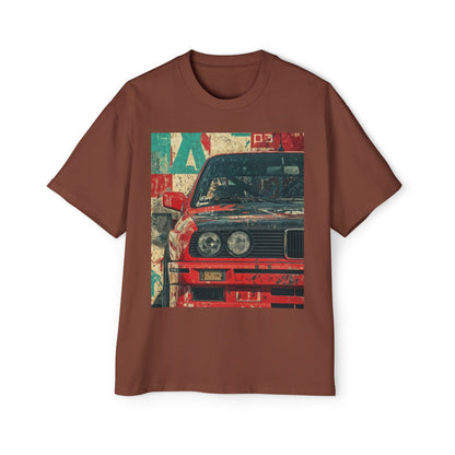 Vintage Racing Car Tee — Retro BMW Front Graphic T-Shirt
