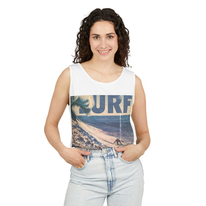 Surf Vintage Tank Top – Retro Beach Surfing Graphic