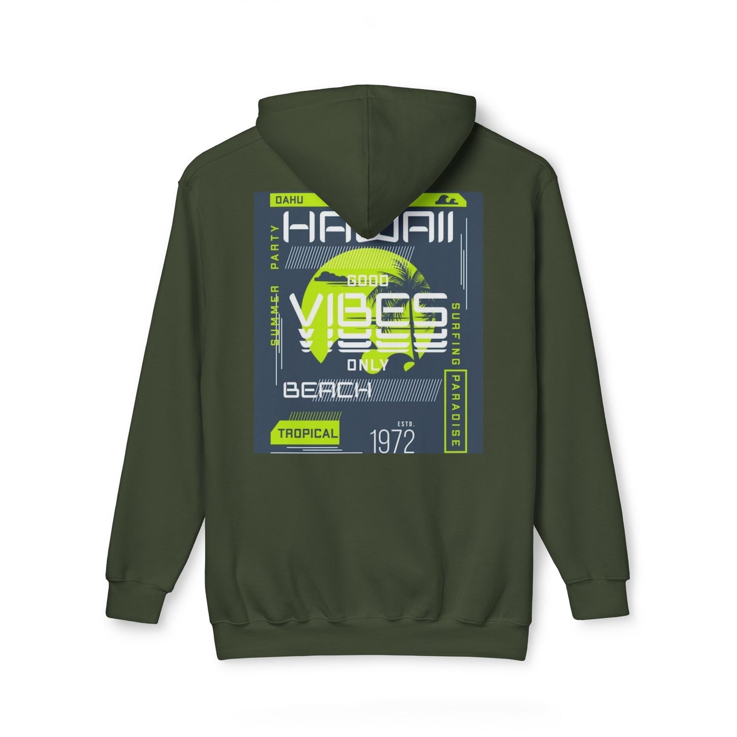 Tropical Beach Hoodie, Casual Unisex Sweatshirt, Hawaii Vibes Apparel, Perfect for Summer Trips, Beach Lovers Gift, Travel Essentials