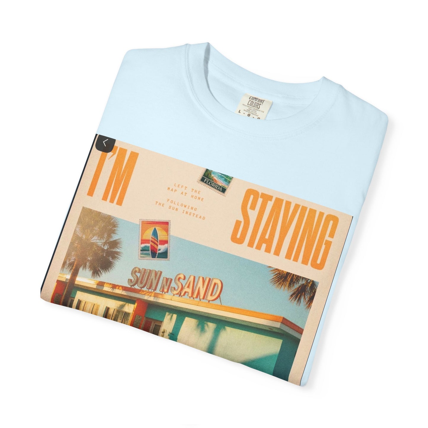 Weekend Staycation Vintage T-Shirt — "I'm Staying the Weekend" Retro Diner Design