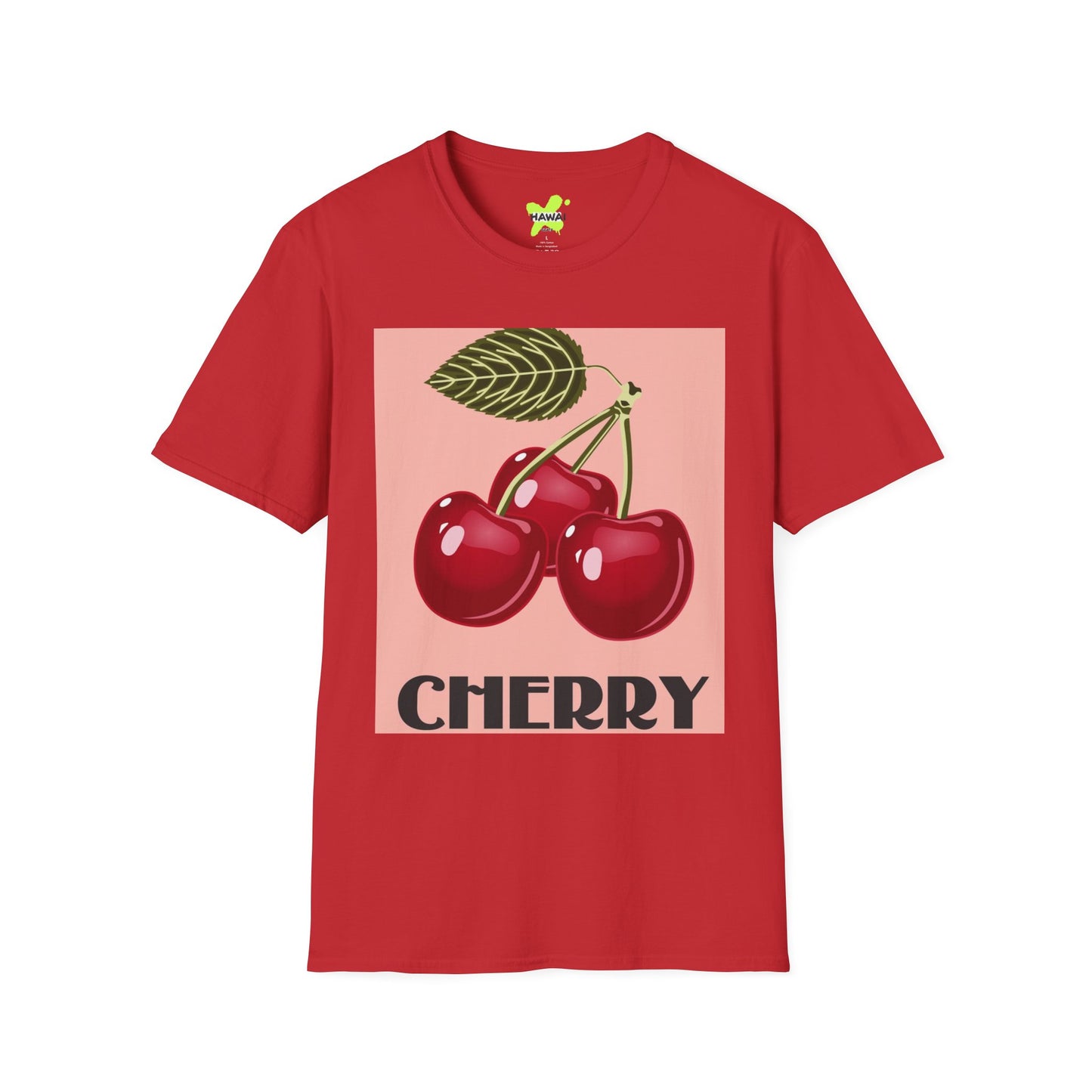 Retro Cherry Graphic T-Shirt for Fruit Lovers