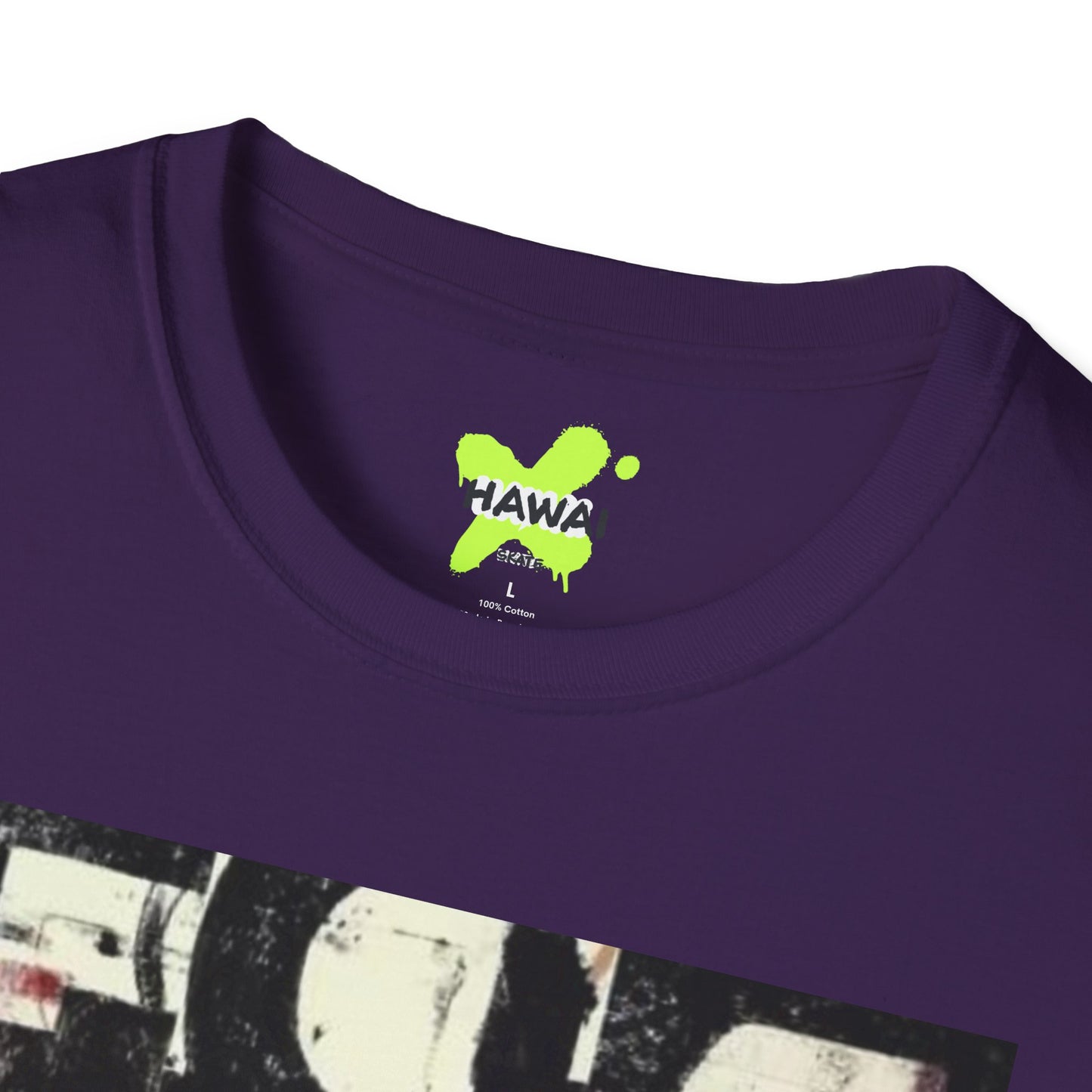 Artistic Unisex Softstyle T-Shirt - Modern Abstract Design