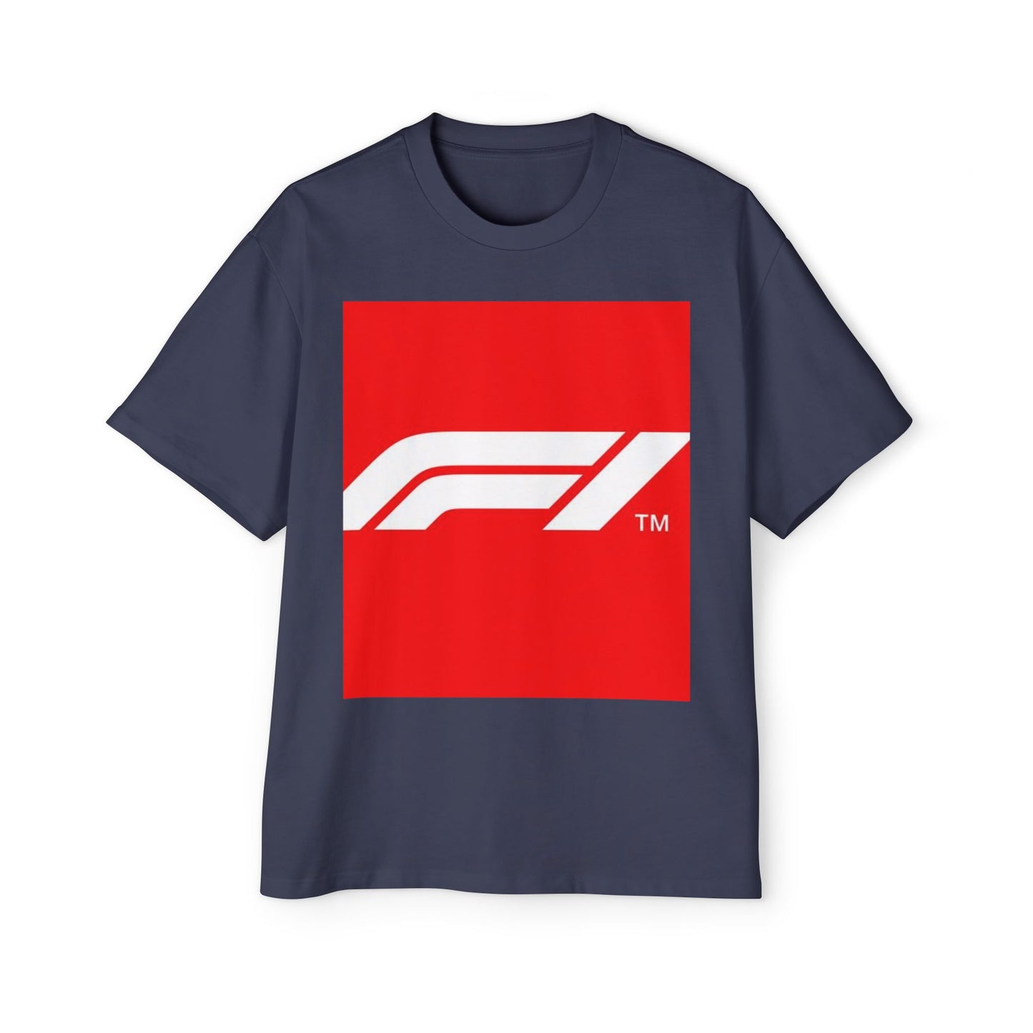 Racing Graphic Tee — Bold Red F1 Logo Shirt